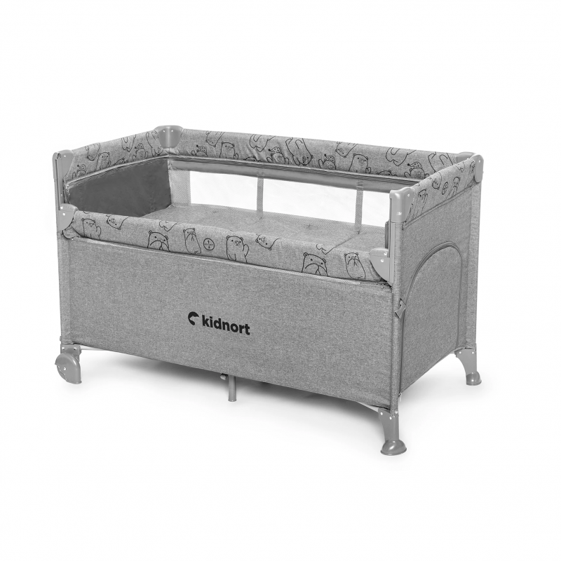 Reisebett Kidnort Stugan Light Grey - 8
