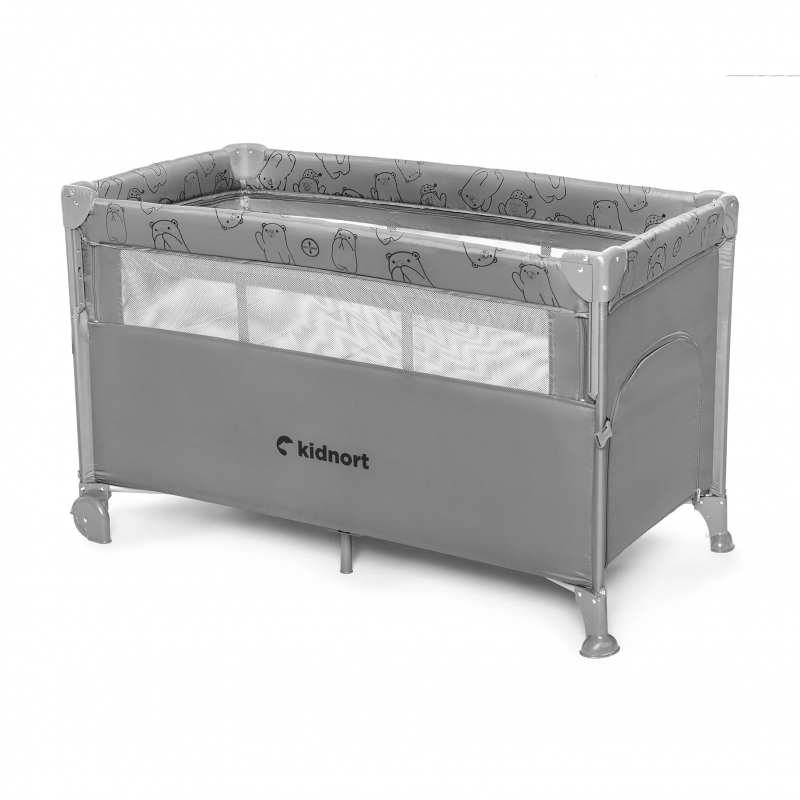 Reisebett Kidnort Naste Light Grey - 2