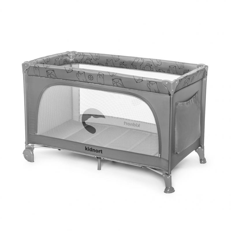 Reisebett Kidnort Grotta Light Grey