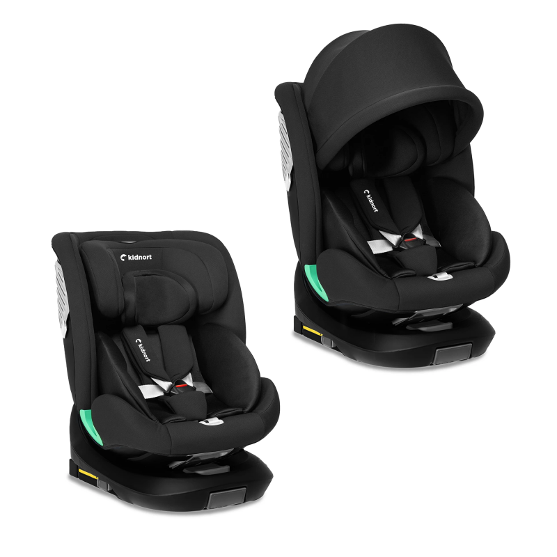 Radjur Kidnort Black Car Seat