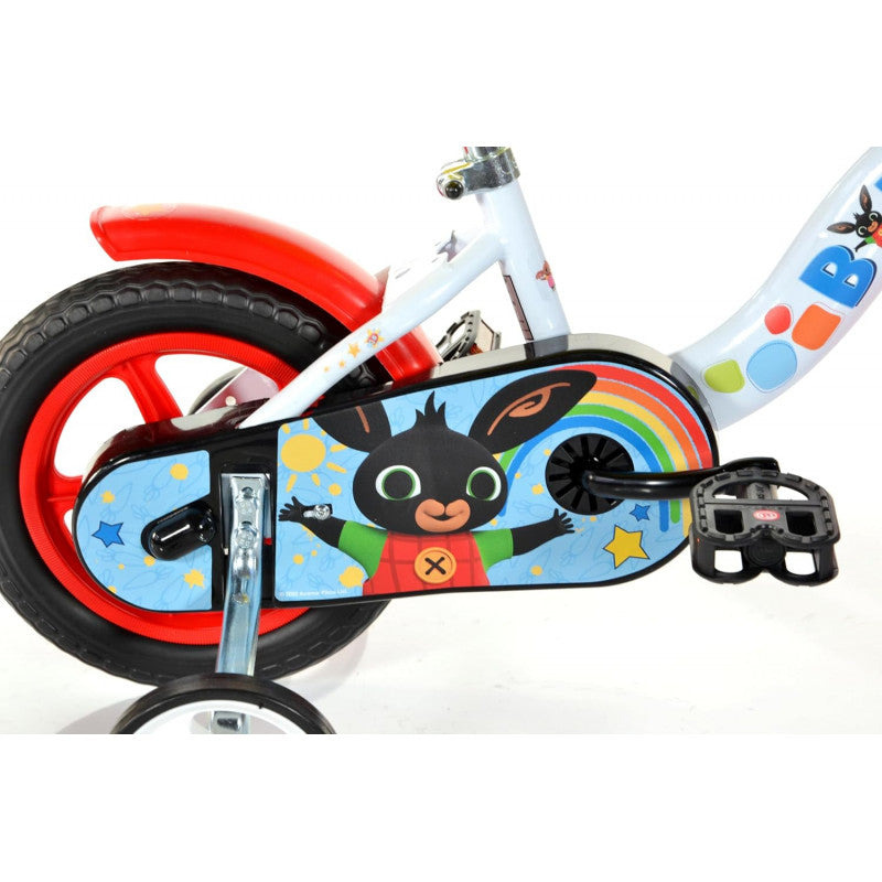 Bing 10" Bicycle";";The Bing bicycle is a black and red bicycle featuring Bing, children's favorite character. It is available in various sizes, to be chosen based on the child's age."