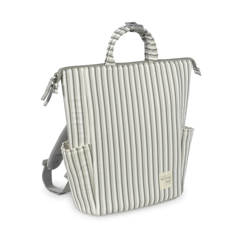 Wickeltasche Walking Mum Zaino Botton Strisce