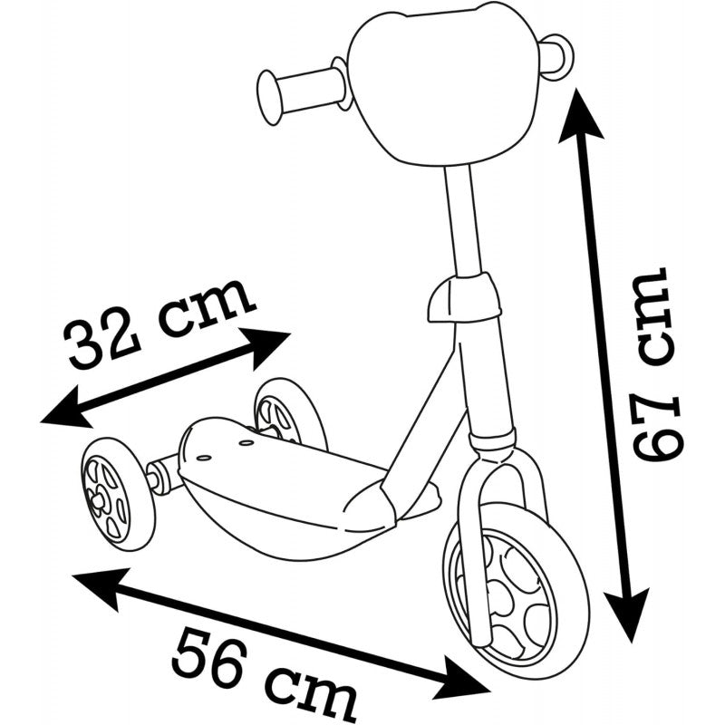 3-wheel scooter - Minnie