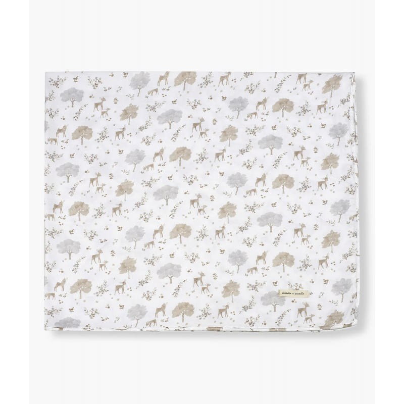 copy of Mussola Botton Fiori Walking Mum Strisce