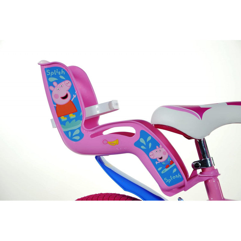 Peppa Pig 14" Bicycle";"The Rapunzel Bicycle is a pink/purple bicycle featuring the character Rapunzel, available in three different sizes: 14" and 16" to choose from."
