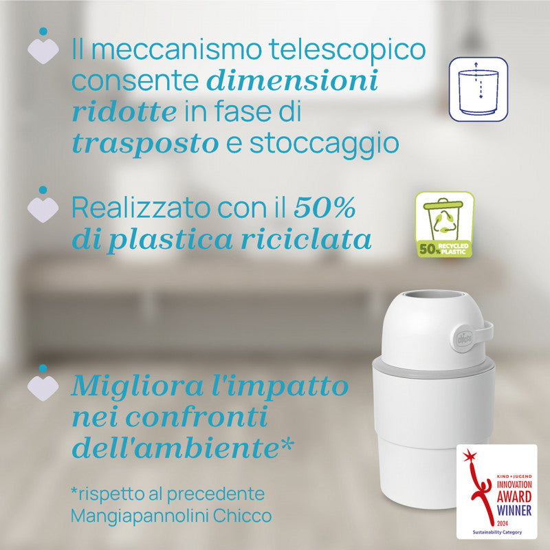 Chicco Odour OFF Telescopic Diaper Pail