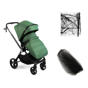 Web Komplettbett mit 2-in-1-Kinderwagen Isbjiorn Grün - 19