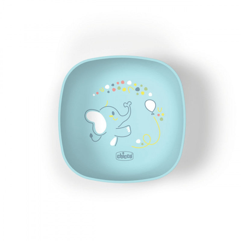 Bowl with lid Light blue 6m+ Chicco