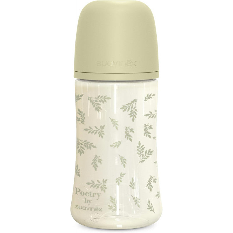 Suavinex Poetry 270 ml grüne Babyflasche