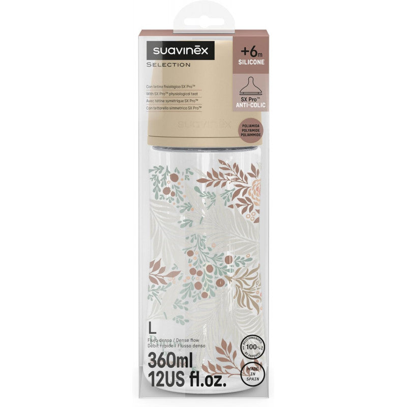Suavinex Poetry 360 ml neutrale Babyflasche