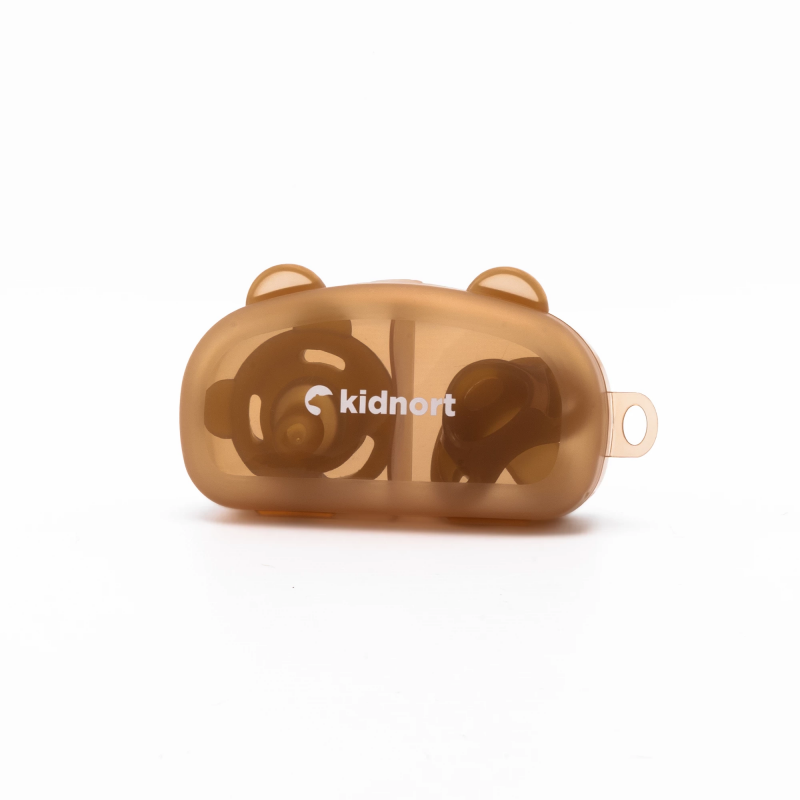 Happling 2-Piece 0-Months Silicone Pacifier