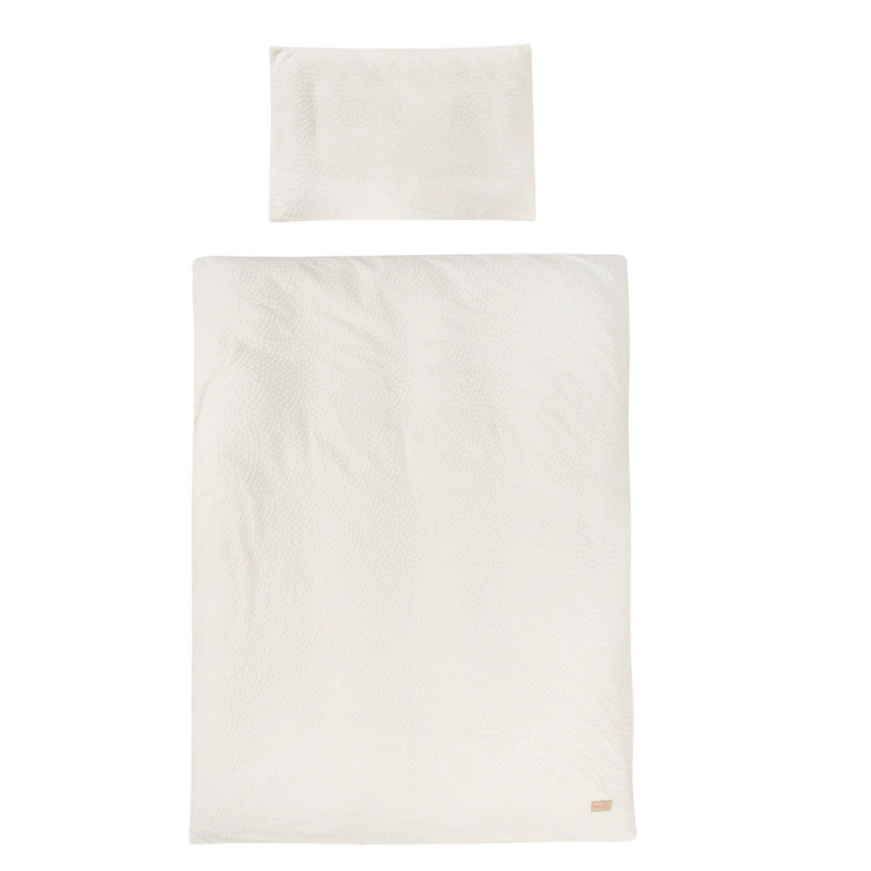 Organic Cotton Cot Set White