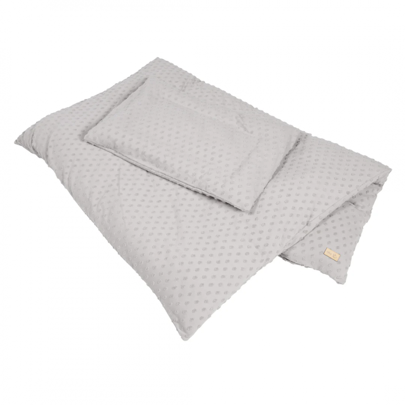Organic Cotton Cot Set Grey
