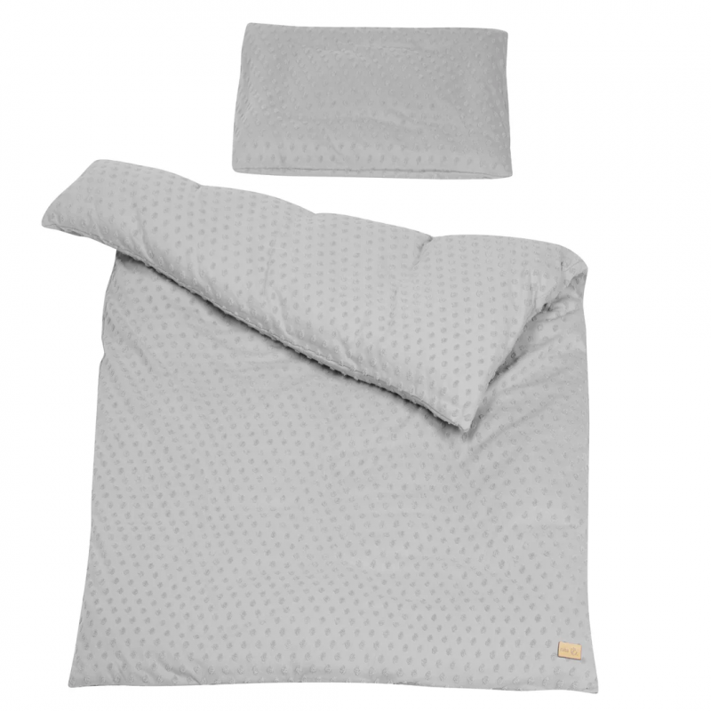 Organic Cotton Cot Set Grey