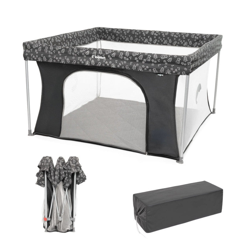 Snøen Kidnort Dark Grey Playpen