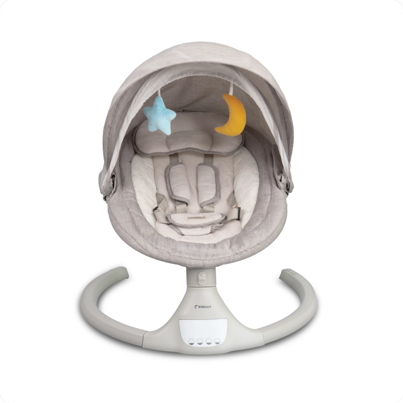 Svaie Light Grey Electric Rocker Bouncer