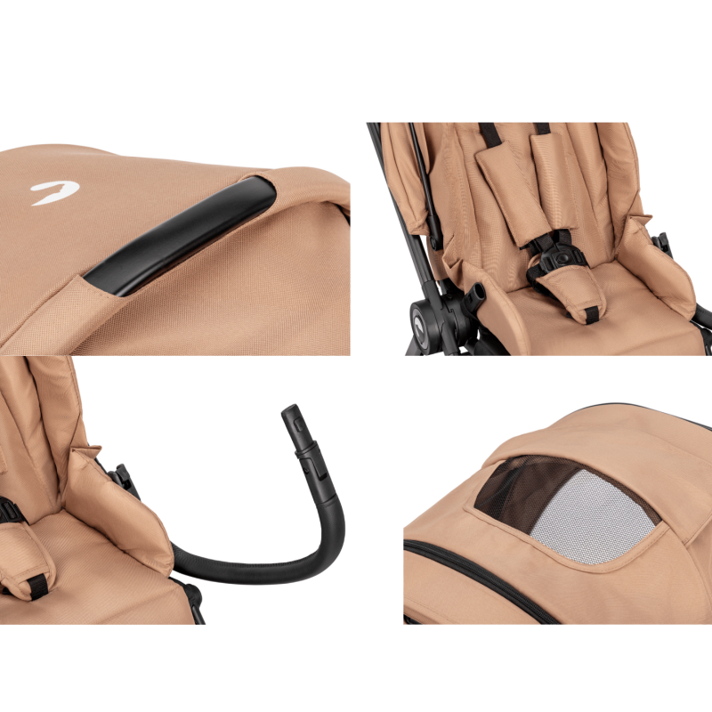 Passeggino Trio 3in1 - Alskar Unique Mokka
