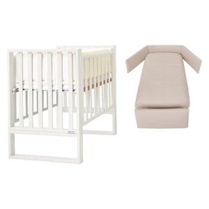 Italbaby Infinito Evolutionäres Kinderbett in Weiß und Sand