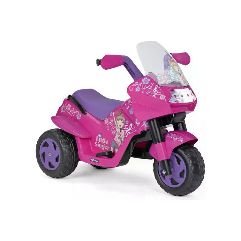 Little Singer 6V 2.5 Fuchsia Motorcycle