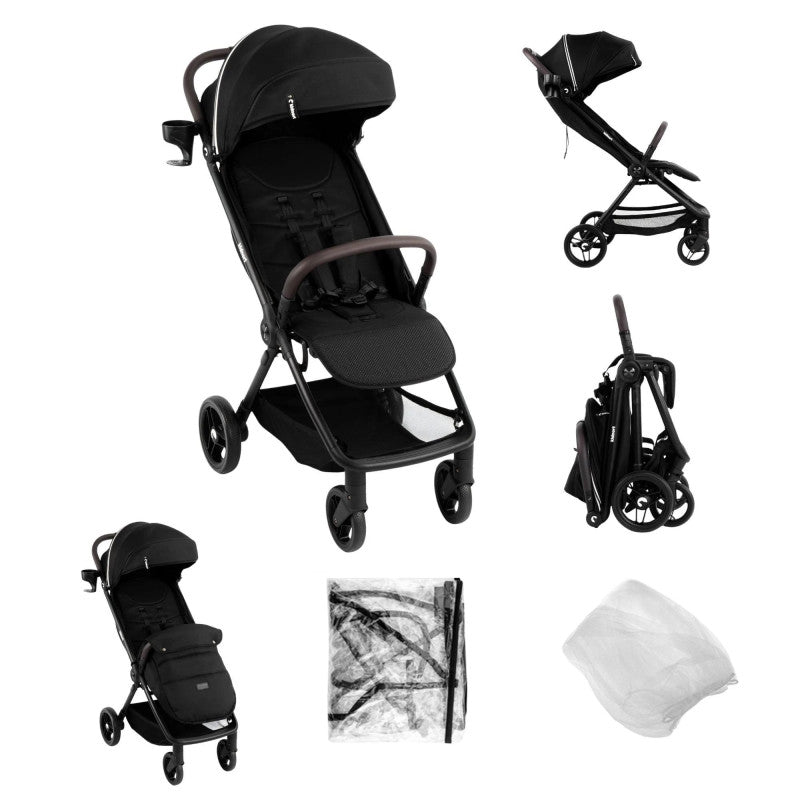 Stroller with Automatic Folding Snøugle Kidnort Dark Grey