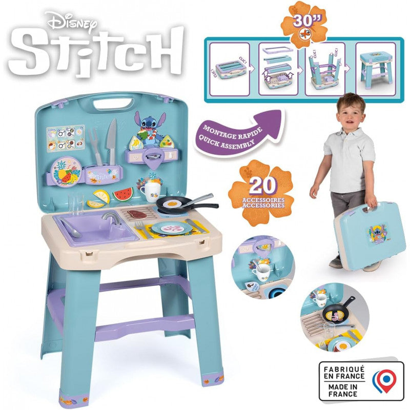 Smoby - Stitch - Kitchen - Foldable carry case