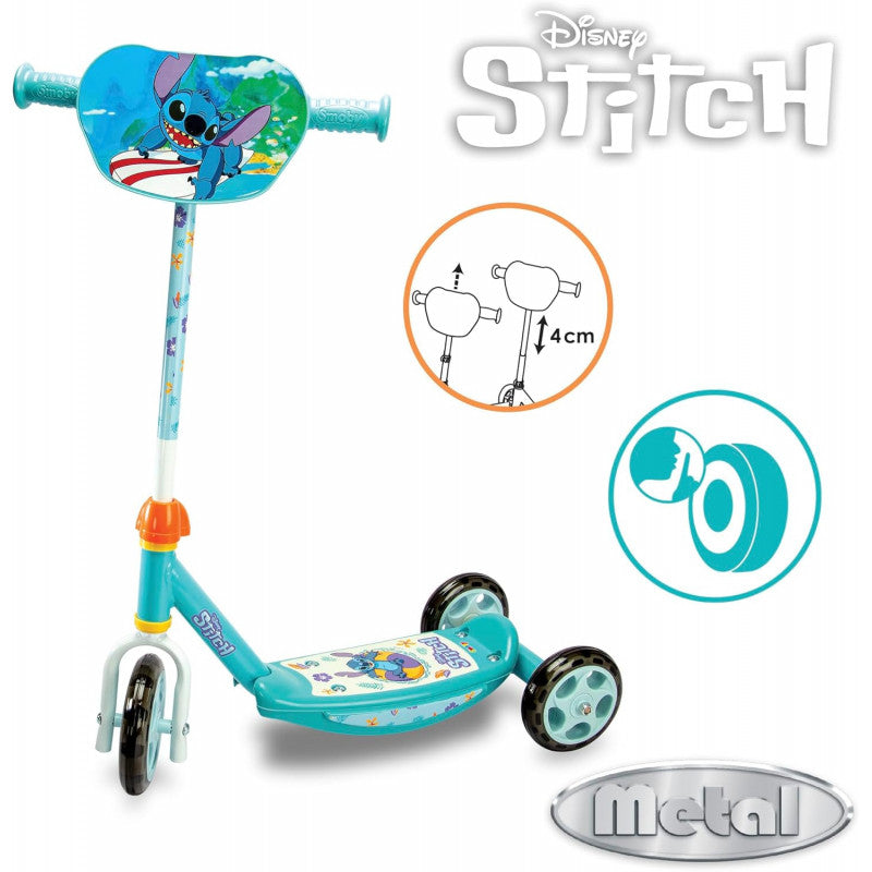 Smoby - Stitch 3-Wheel Scooter