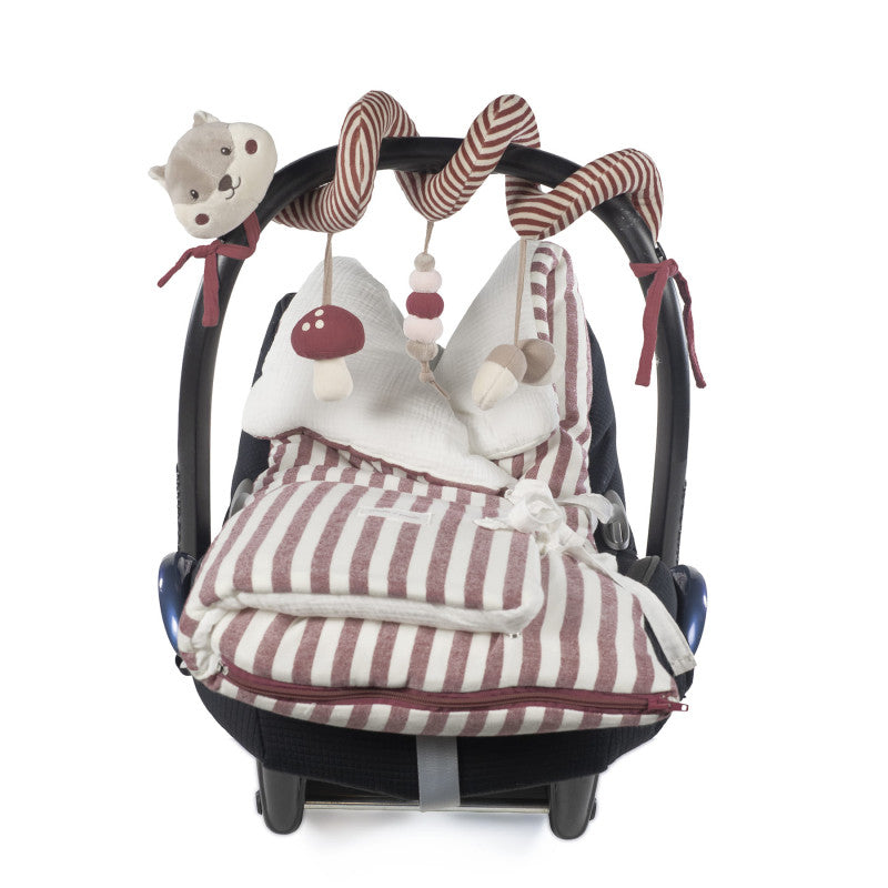 Cherry Stripes Squirrel Activity Toy