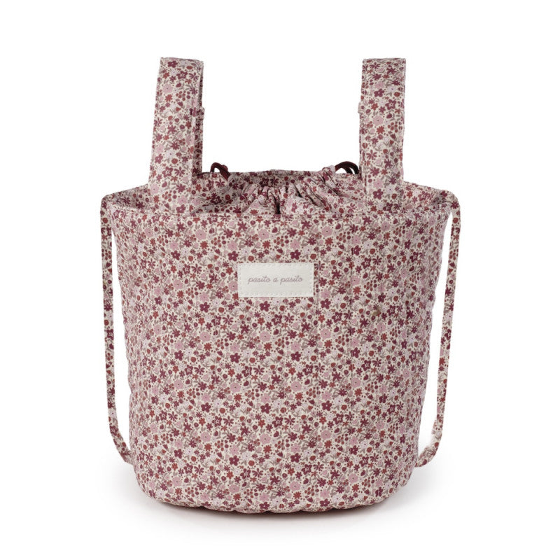 Cherry Flowers Bucket Bag