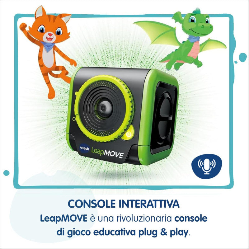 LeapMOVE Black and Green Video Game Console