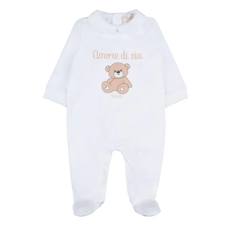 Nanan romper with "Auntie's Love" inscription