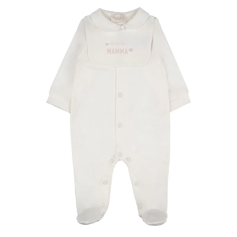 Nanan Jumpsuit With "I love mummy/daddy" bibs