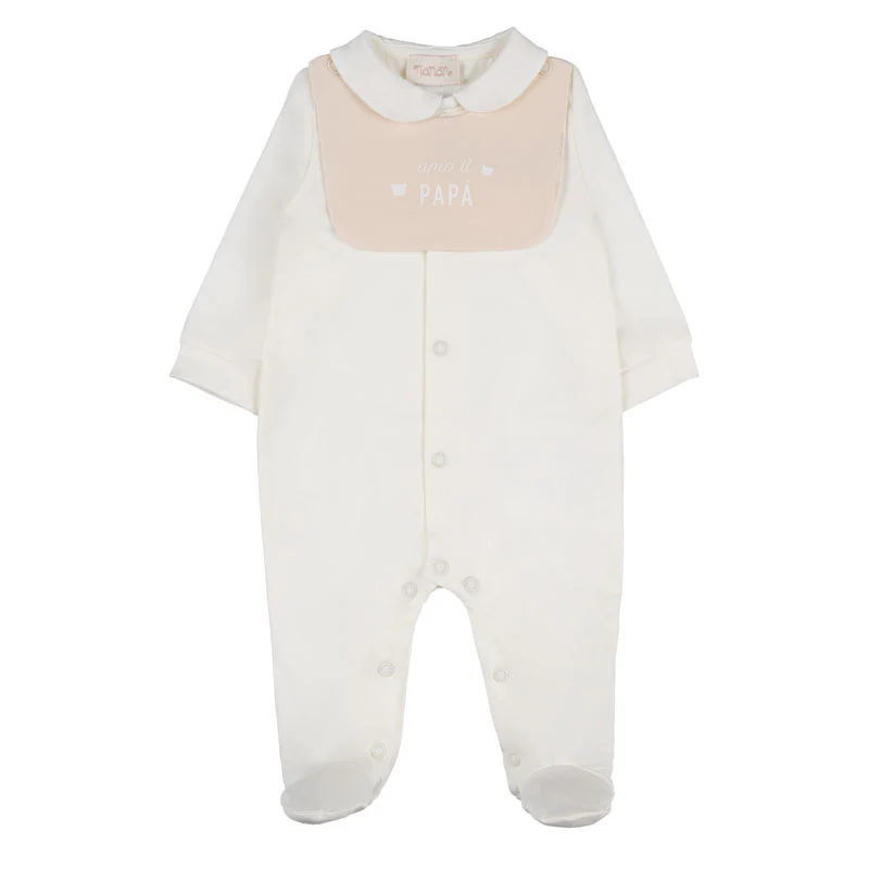 Nanan Sleepsuit with "I love Mommy/Daddy" Bib 3 Months