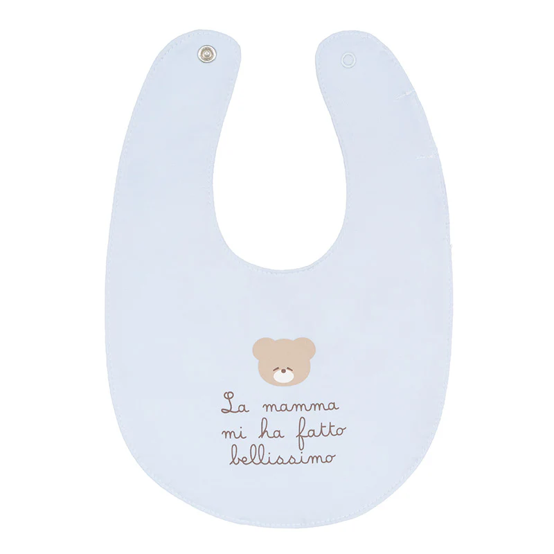 Nanan Blue Bib "Mummy Made Me Beautiful"