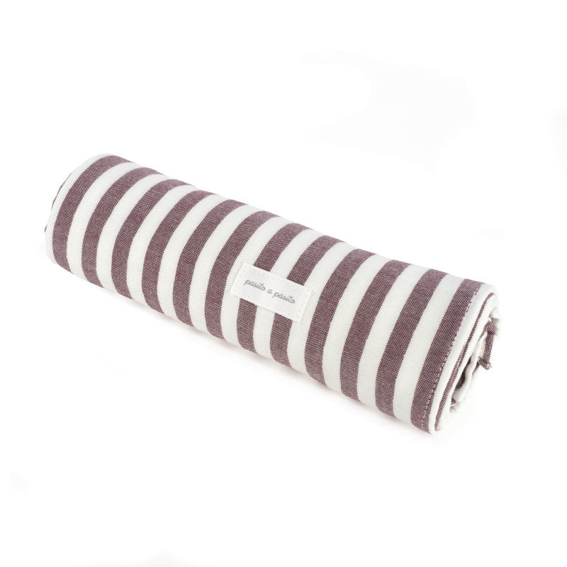 Muslin Cherry Stripes Pasito a Pasito