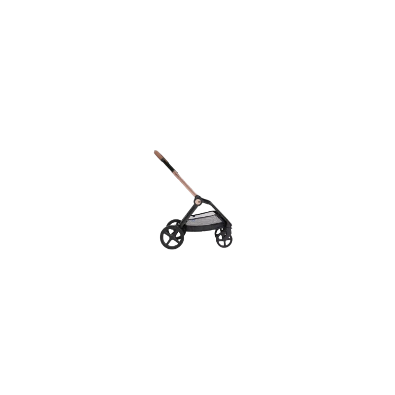 Chicco Mysa Stroller Frame with Black Satin Wheels
