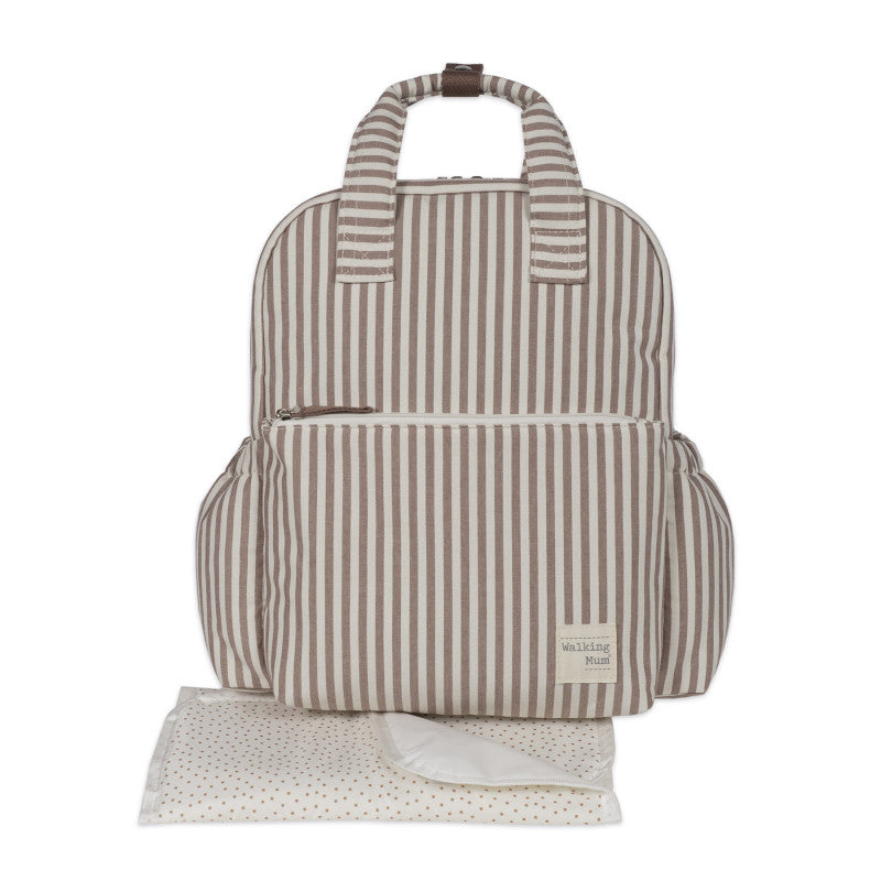 Praliné Rayas Walking Mum Backpack