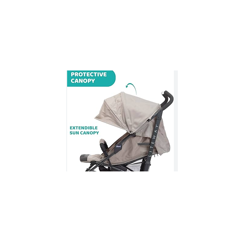 Chicco Lite Way Stroller Hood Dark Beige