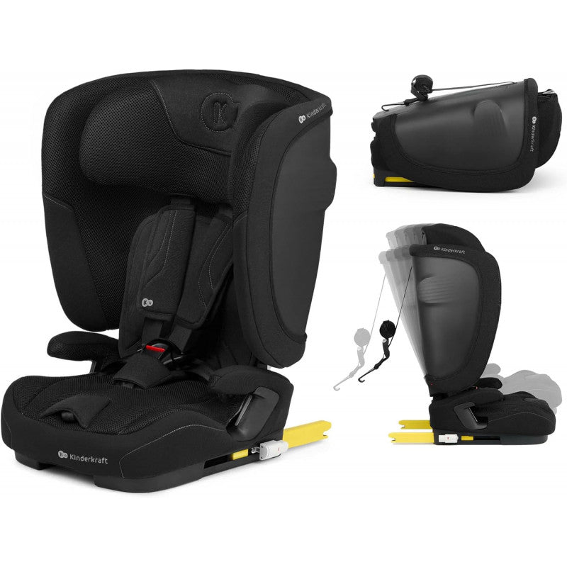 I-Size FIX2GO Car Seat 76-150cm Black