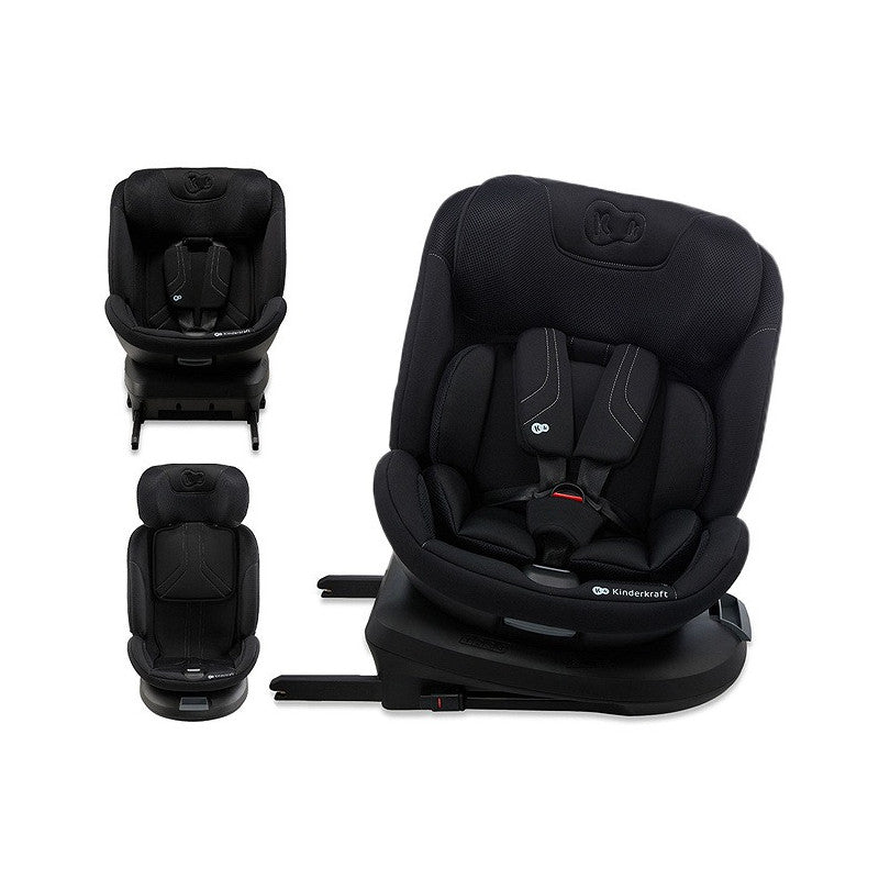 Kinderkraft XPEDITION 360° Swivel Car Seat Black