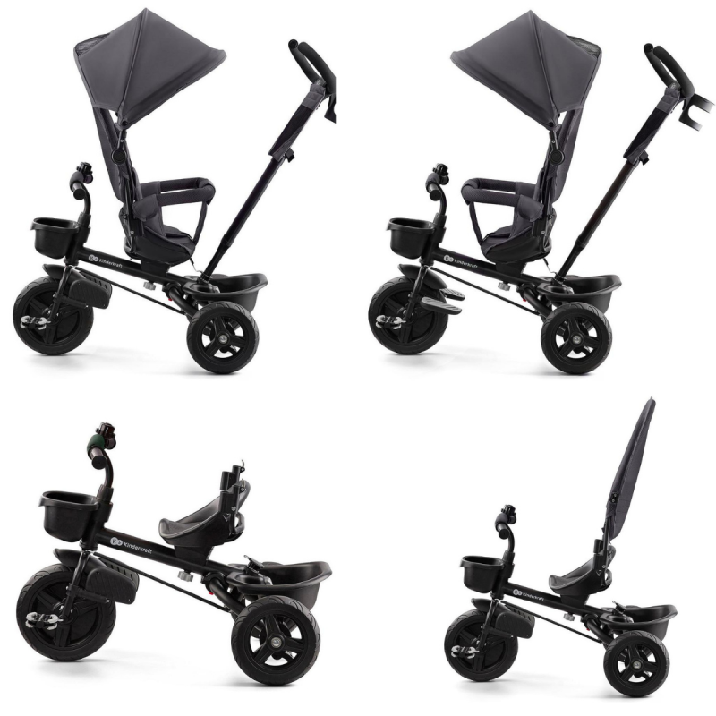3-in-1 Tricycle Aveo Kinderkraft Malachite grey
