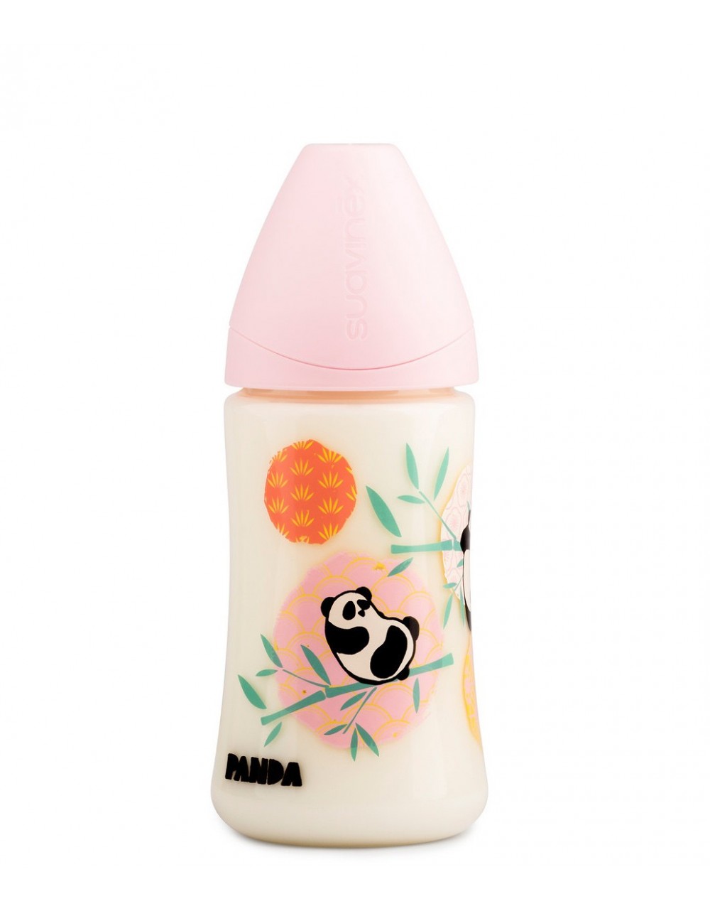Suavinex Panda Feeding Bottle 270 ml - Latex