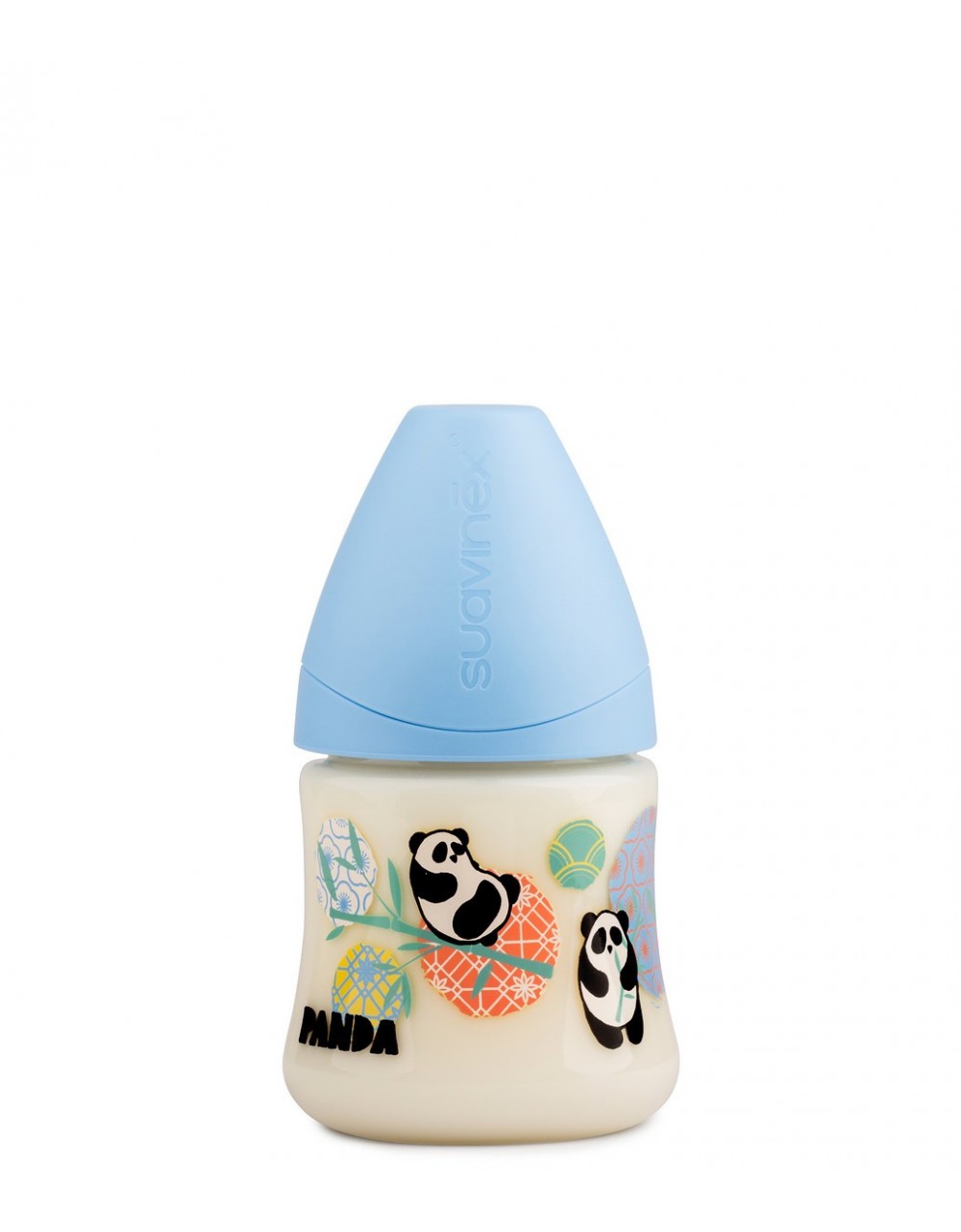 Suavinex Panda 150 ml Feeding Bottle - Silicone