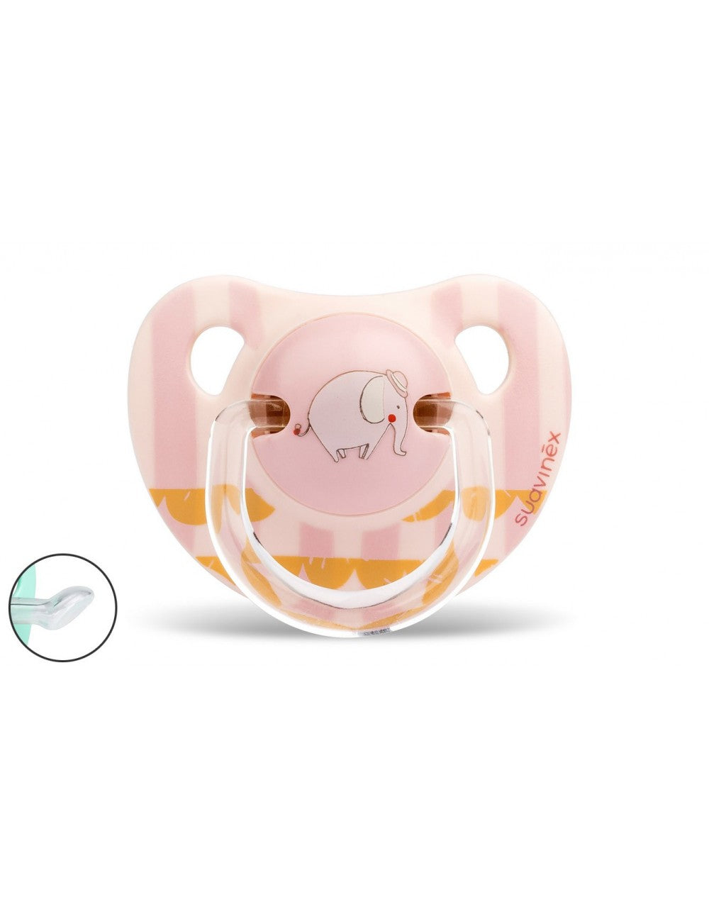 Cirque Pacifier 0-6 m Pink Sil
