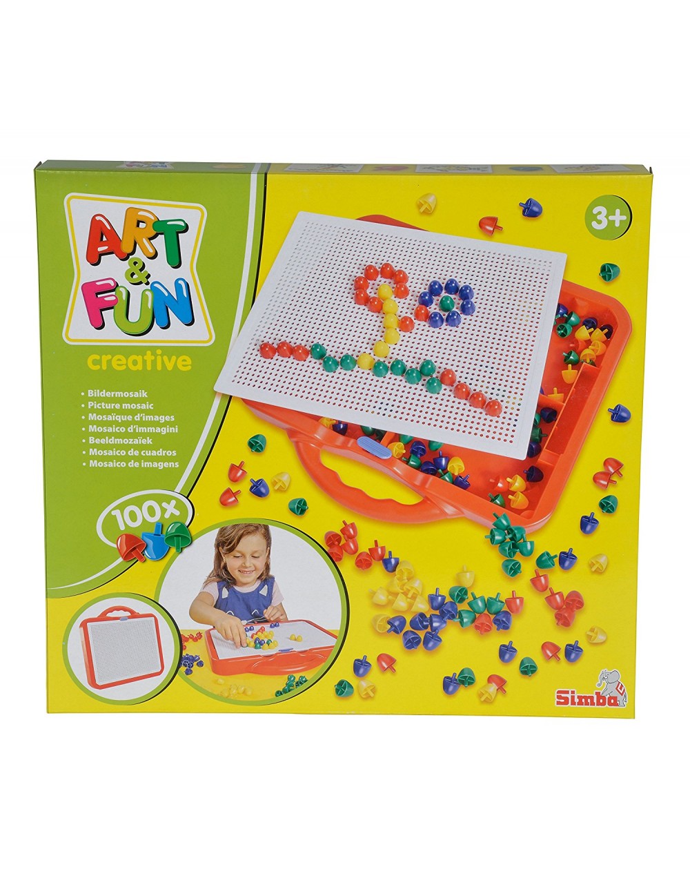 Art&Fun Pegs in a Carry Case
