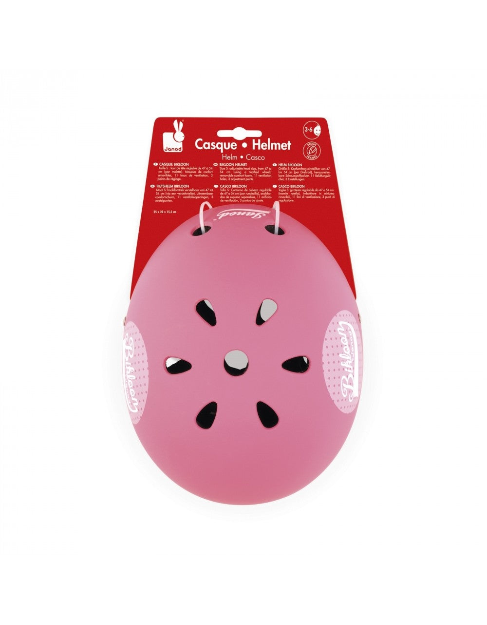Janod Pink Protective Bike Helmet