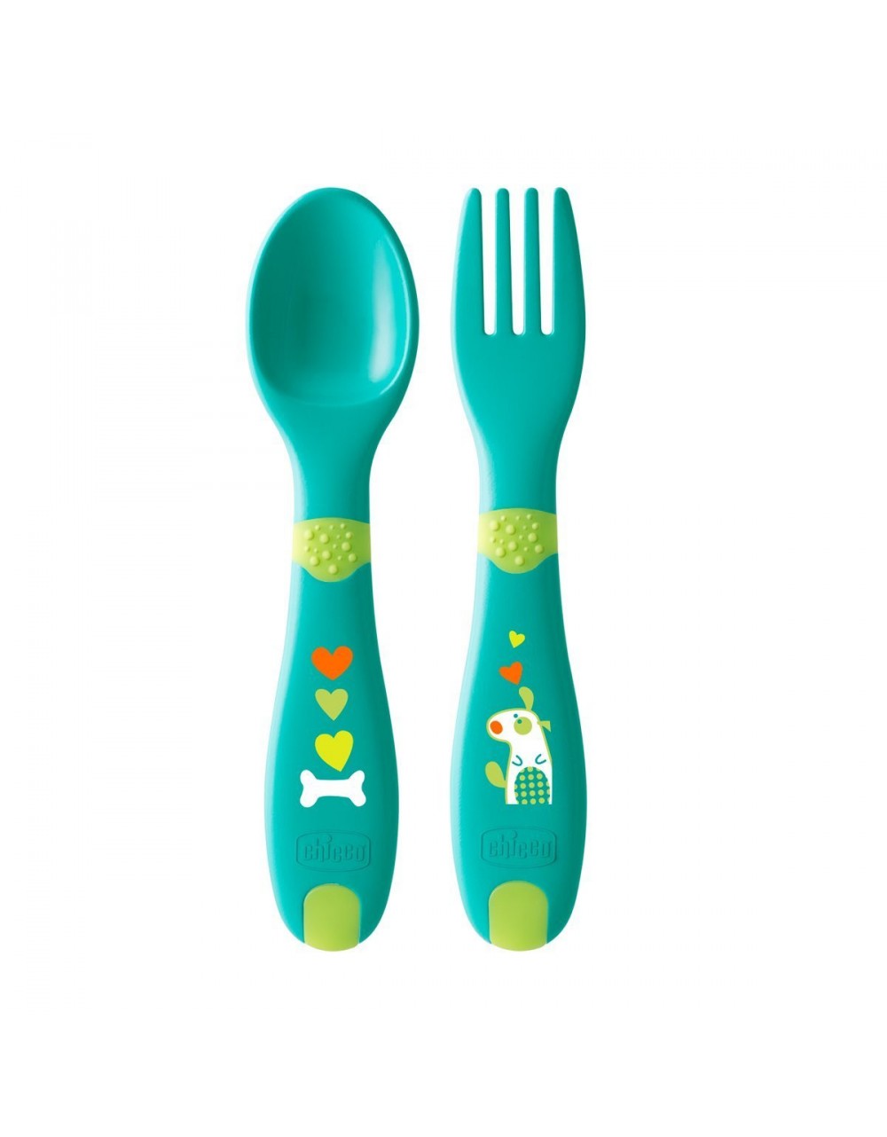 Green Chicco Cutlery