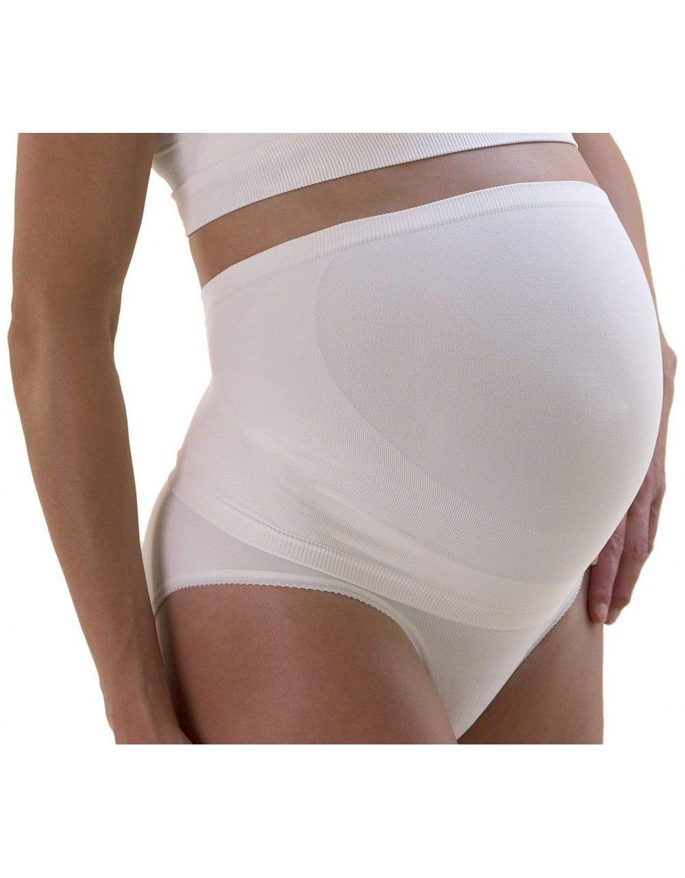White Supportive Maternity Band S