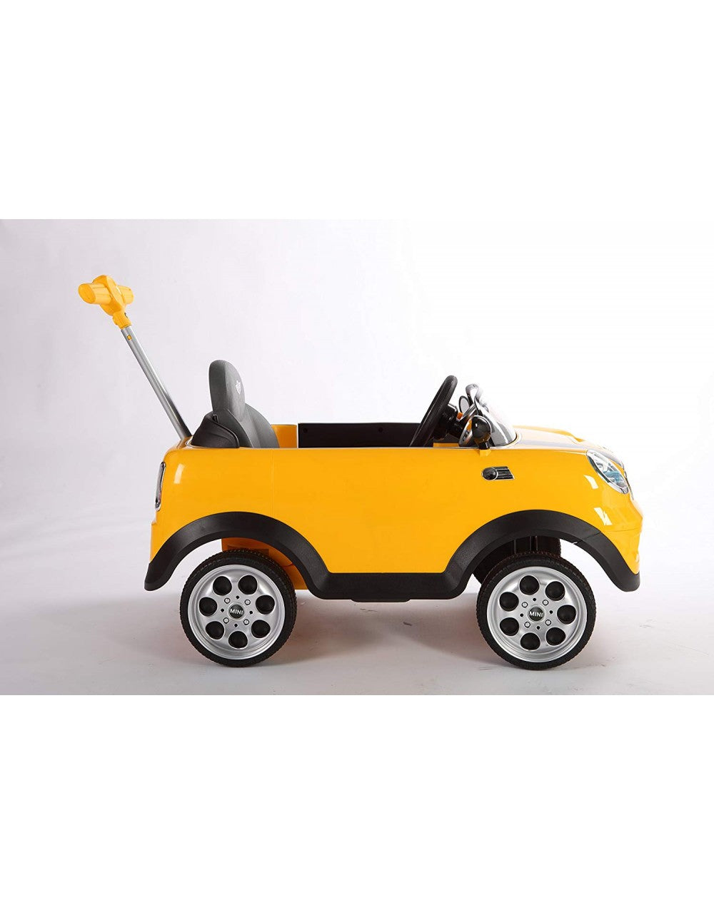 Mini Cooper Yellow Ride-On Push Car