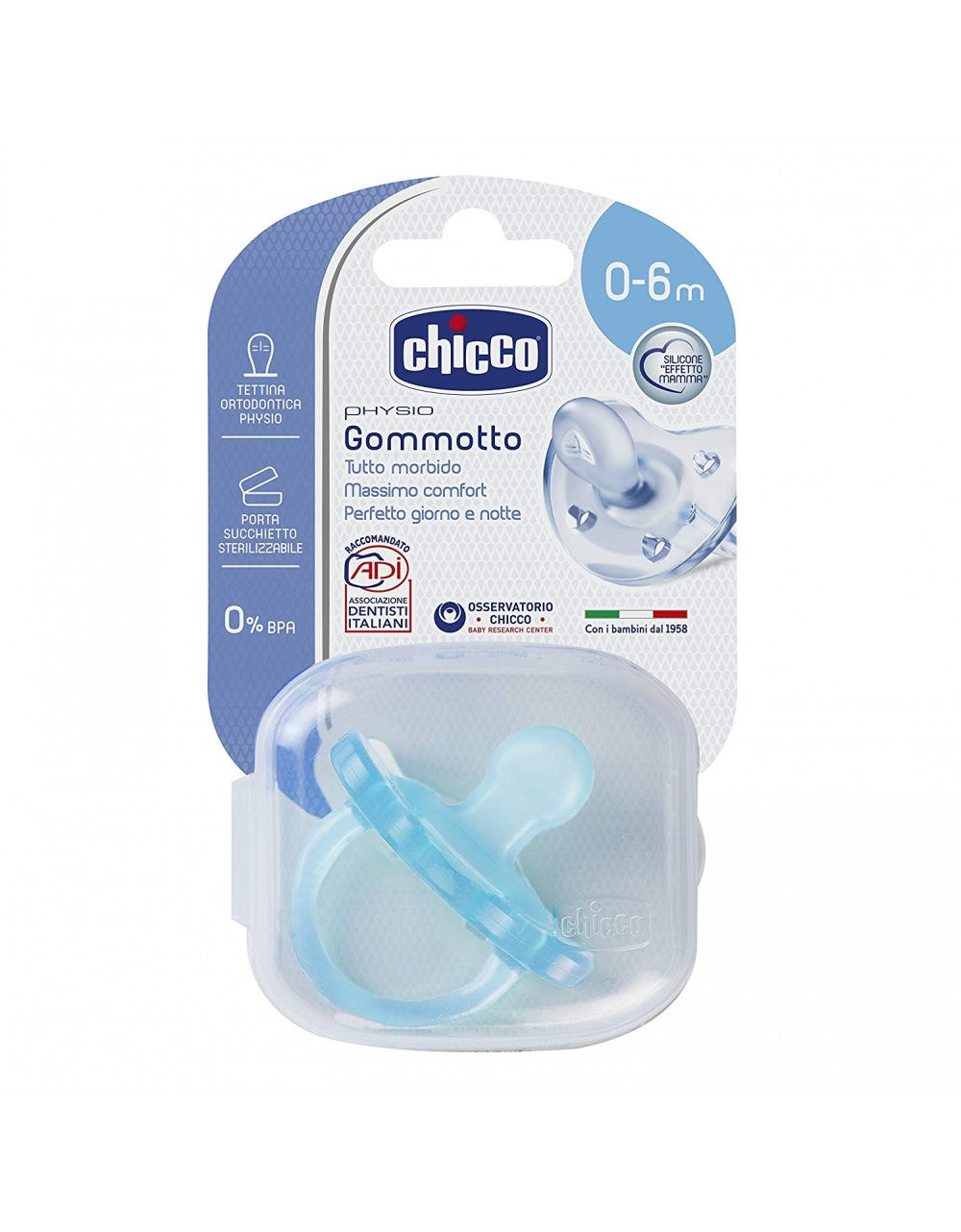 Physio in Silicone 16-36m azzurro