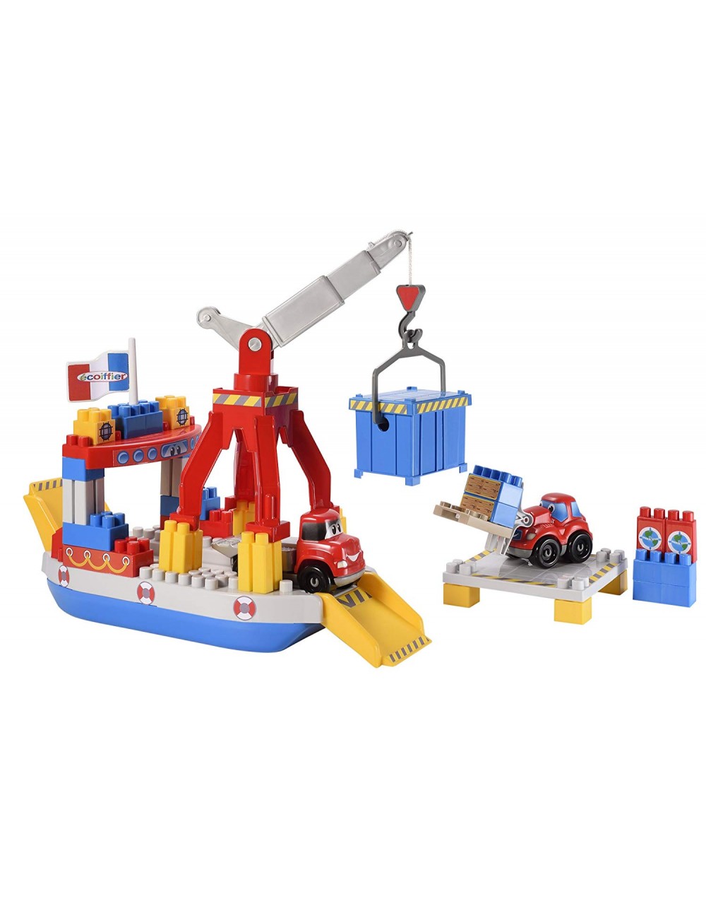 Ferry Boat with Crane Play Set